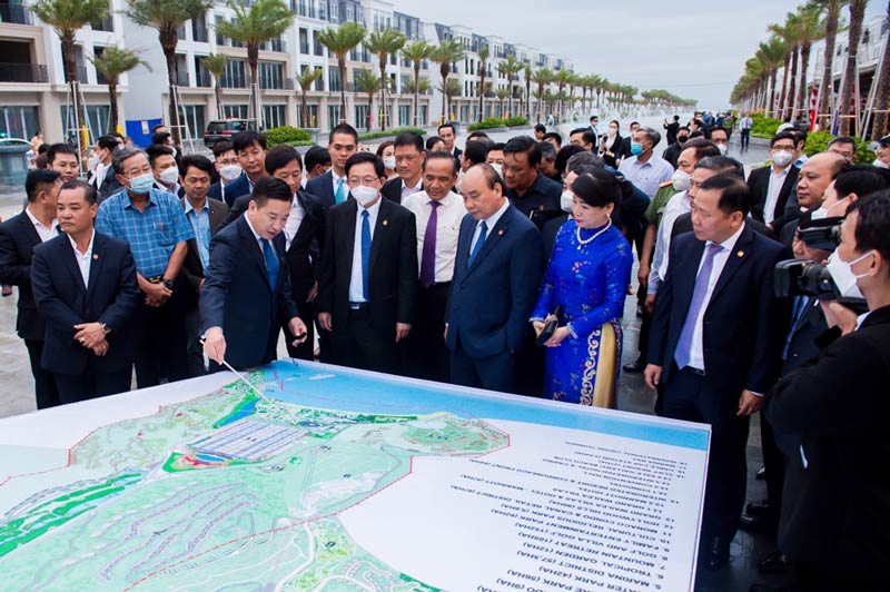 Chủ tịch nước thăm MerryLand Quy Nhơn