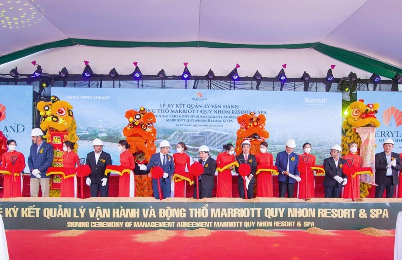 động thổ khách sạn 5 sao Marriott Quy Nhon Resort & Spa