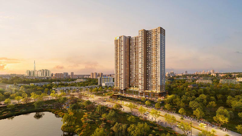 Phối cảnh dự án Bcons Aria
